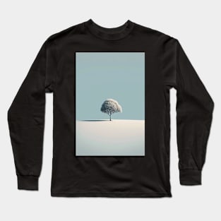 Minimal Art Aesthetic Simple Landscape Minimalist Artwork Long Sleeve T-Shirt